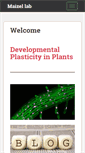 Mobile Screenshot of maizel-lab.org